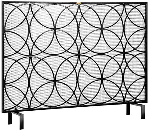 Miuxe Antichispas para Chimenea | Protector De Salvachispas Chimenea, Reticuladas para El Hogar/Fuego Abierto, Puerta De Chimenea Privada - Decoración del Hogar