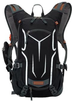 Suammiitstrieadea Rucksack, wasserdicht, für Radfahren, Klettern, Wandern, Camping, multifunktional, Unisex, Gelb, schwarz grau, as description