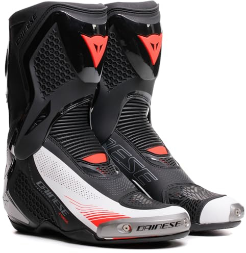 Dainese Torque 4 Air Stivali da moto, nero/bianco/rosso, 44