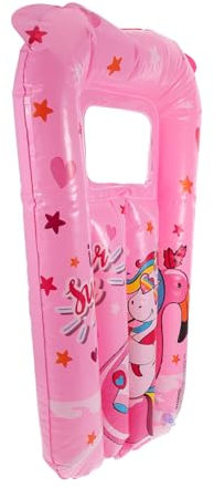 TOKIDNY Aufblasbares Einhorn Surfbrett für Kinder Leichtes Pool Spielzeug Vielseitig Einsetzbar zum Schwimmen und Schnorcheln Sicheres Schwimmzubehör für Sommer und Partys