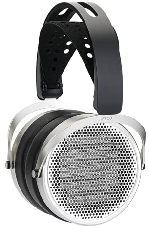 HIFIMAN HE600 Open-Back Over-Ear Full-Size Headphones with Enhanced Magnet