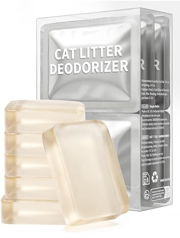 Thereye Katzentoilette Haustier Geruchsvernichter, Lufterfrischer, Geruchs-Deo-Gel, Geruchsbeseitigung - Geeignet Für ER-SC06 (6 Stück)