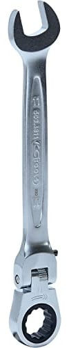 KS Tools 503.4811 GEARplus Gelenk-Ratschenringmaulschlüssel feststellbar, 11mm