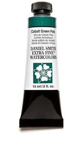 DANIEL SMITH Extra Fine Watercolor Paint, 15ml Tube, Cobalt Green Pale, 284600027