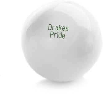 Drakes Pride outdoor jack for flat green bowls - white
