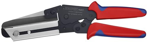 KNIPEX Vinyl Shears for Cable Ducts, Red