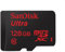 SanDisk SDSDQUA-128G-U46A Mobile Ultra microSDXC UHS-I Class 10 Memory Card + SD Adapter + Memory Zone Android App up to 30 MB/s read - 128 GB