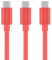 MaGeek [Pack de 3 1,0m Cables Micro USB Sincroniza y Carga para Samsung, HTC, Sony, Motorola, LG, Google, Nokia etc.(Rosado)