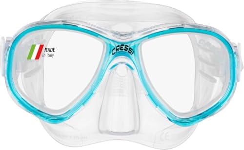 Cressi Perla Jr - Maske oder Combo Set Maske Perla Jr + Schnorchel Minigringo, Einheitsgröße, Junior Unisex