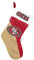 Forever Collectibles Foco NFL San Francisco 49ers 2020 Basic Santa Claus Stocking Strumpf Nikolaus Weihnachten