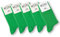 Mat & Vic’s Calcetines Clásicos de Vestir para Hombre y Mujer, Algodón, Certificado Oeko-Tex 100, cómodos (5 pares, Fun Green verde, UK 4-5.5 / EU 35-38)