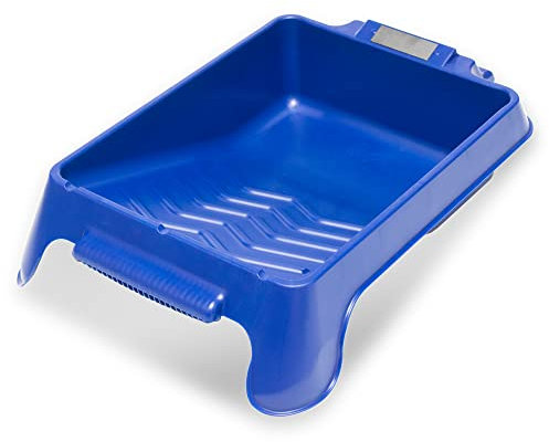 Marshalltown Heavy-Duty Paint Tray, 1 Gallon, Non-Stick Solvent Resistant, Brush Magnet, Designed for 9 Inch Rollers, Designed for MT Heavy Duty Paint Liners, HDT
