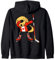 Dabbing Golden Retriever Canada Eishockey-Liebhaber Jersey Art Kapuzenjacke
