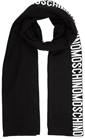 Moschino Wollschal, schwarz(black), Gr. One Size