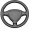 MEWANT Copertura del volante dell'automobile del cuoio di DIY respirabile per Mercedes Benz Classe A W169 2004-2012 fatta di cuoio di Microfiber per il coprivolante di classe A di Mercedes Benz