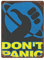QQIAEJIA The Hitchhiker's Guide to The Galaxy Metall Eisen Malerei Retro Poster Blechschild Vintage Wanddekoration Poster Metallschild Aluminiumschild für Cafe Bar Pub Home Bier Dekoration