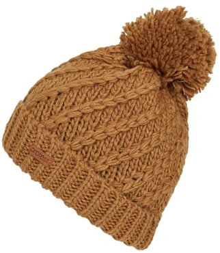 Protest Damen Mütze PRTPAISLEY Fudgecamel 57 cm