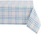 DII Home Sweet Farmhouse Tischdecke, kariert, 132 x 132 cm, Hellblau