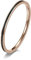Bishilin Rosegold Ring Personalisiert, Damen Ringe Edelstahl 1.2MM Schmal mit Schwarz Emaille Freundschaftsringe Frauen Ringe in Bijouterie Große 57 (18.1)
