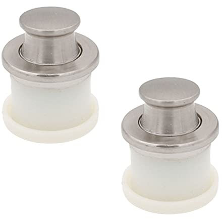 Levemolo 2pcs Zinc Alloy Telescopic Spring Knobs for Cabinets Wardrobes Furniture Pull Handle Contemporary Design for Home Interiors and Bookcases