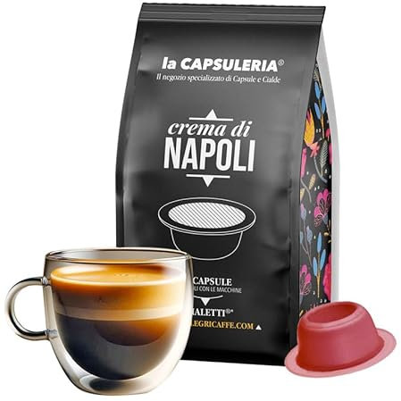 Café CREMA DI NAPOLI (80 Capsules) compatible avec Bialetti - (La Capsuleria)