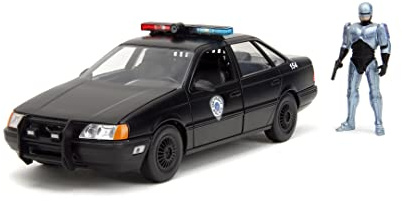 Jada ROBOCOP 1986 FORD TAURS 1:24 Die-Cast Car play or gift and for a collection for both Kids and Adults