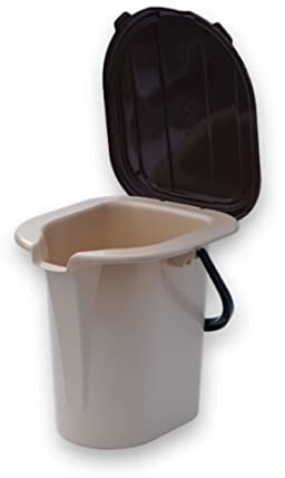 Varile WC. Seau de toilette de voyage Marron beige/marron