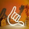 DWOOKE Hand Shape Finger Neon Lights, LED Decorative Wall Light USB or Battery Operated Light Signs for Bedroom, Living Room, Game Room Decoration