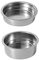 Lubrol 2 PièCes 51Mm Machines à Café en Acier Inoxydable Pressurisé Filtre Panier Poudre Panier Café Fond Porte-Filtre Filtre