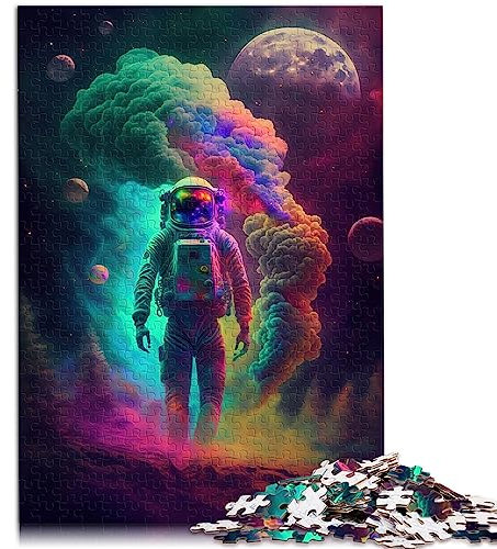 1000 Teile Puzzle für Erwachsene „He got Lucky“, Premium-Recyclingbrett, lustiges Geschenk, 10,27 x 14,96 Zoll