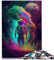 1000 Teile Puzzle für Erwachsene „He got Lucky“, Premium-Recyclingbrett, lustiges Geschenk, 10,27 x 14,96 Zoll