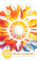 Pocket Calendar 2024 - 2026: Three-Year Monthly Planner for Purse , 36 Months from January 2024 to December 2026 | Da Vinci style | Colorful sun