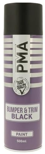 PMA BLACK FLEXIBLE BUMPER & TRIM SPRAY PAINT 500ML