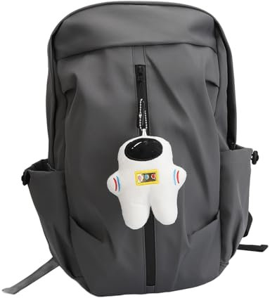 College Shoulder Bag, Anti Theft Men Laptop Backpack Oxford Fabric for Office