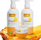 Herbishh Marokkanisches Arganöl Shampoo und Conditioner Set mit Haarmaske, feuchtigkeitsspendendes und tiefenreinigendes Set für trockenes, beschädigtes, krauses Haar, farbsicher und UV-Schutz