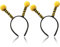 Serre-tête abeille avec antennes, Serre-tête d'abeille pour adulte, Pour femme et fille, Accessoire pour votre costume de carnaval et de carnaval, accessoire