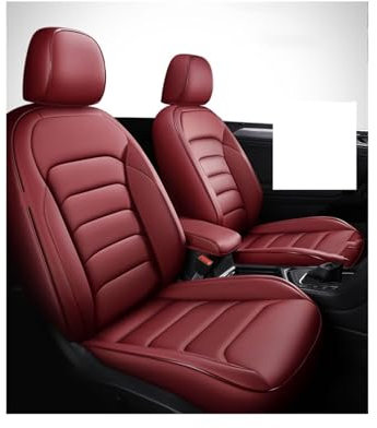Auto Custom Car Seat Cover Full Set Für VW Für Tiguan 2019 2020 2021 Sitzschoner Innenausstattung (Color : 2)
