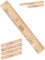 Bärenfreunde® - Personalisiertes Holz-Lineal 20 cm / 30 cm mit Spezial-Druck - für Schule und Zuhause - Lineal personalisiert Schulanfang - Einschulung Geschenk (30 cm, Baufahrzeuge)
