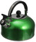 CRILSTYLEO Topf whistling kettle kaffeekanne Gasherdkessel Trillerpfeifkessel teekannen heißes Wasser Wasserkocher aus Emaille gekochte kochender Wasserkocher Rostfreier Stahl Green