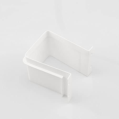 White Plastic U Shape Drawer Slot Accessories for Cabinet Drawer Waterproof Baffle Fittings Under Sink Organization Kit
