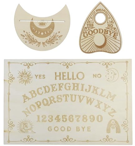 Clydewy Planche à spiritueux Ouija en bois