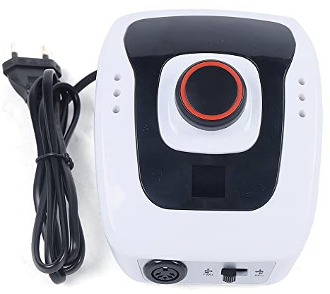 TONFEION Nagelfräser, Elektrisch Maniküre Set, Professioneller Nagelbohrer mit Fußpedal, 35.000 U/min, 6 Schleifköpfe, Nagelfeile Kit für Heim/Nagelstudios