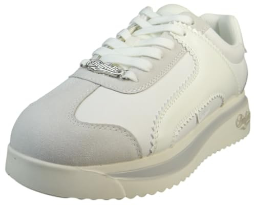 Buffalo Malibu - Weiß/Cream Kunstleder Weite Normal, Schuhgröße 41