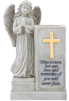 Escultura de jarrón funerario con alas de ángel, decoración de Regalo