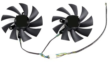 ZHCYAOZ Laptop parts 87MM GA92S2U Cooling Fan For ZOTAC for GeForce RTX 2070 2080 super Ti AMP Edition Graphics Card Cooler(Black 2-Fan)