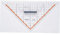 Rumold Geometriedreieck 1054 Transparent Laenge der Hypotenuse: 25cm