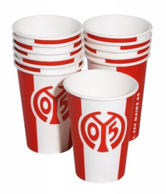 Brauns FSV Mainz 05 Partybecher (10er-Set, 350 ml)