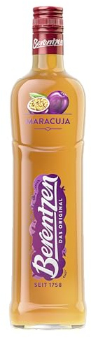 Berentzen | Maracuja | Reinste Destillate, vereint mit dem tropisch-fruchtigen Geschmack von Maracuja | Perfekt pur, auf Eis oder als Cocktailzutat | 0,7L | 18% Vol.