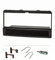 tomzz Audio 2415-026 Juego de panel de radio compatible con Ford Focus Fiesta Escort Cougar Puma Mondeo Transit con compartimento de almacenamiento Adaptador de radio ISO Adaptador de antena ISO DI...