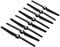 Hooshion 4 Paar Propeller Rotorblätter Sets A & B für YUNEEC Q500 Q500M Q500+ Q500 4K Typhoon G RC Air Force Flugzeug Hubschrauber Propeller Quadcopter Drohne (schwarz)